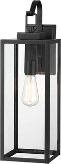 Pia Ricco Extra Large Size Outdoor Wall Lights, 22.5 Inch Matte Black Oversized by PiaRicco