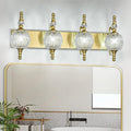 Modern Crystal Bathroom Vanity Lights Fixtures Over Mirror Gold Vintage by LBSQJ