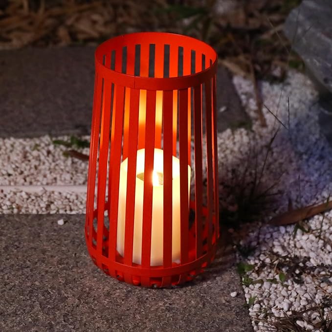 Afirst Solar Lanterns Outdoor, Candle Solar Lights Waterproof Decorative - Image 2