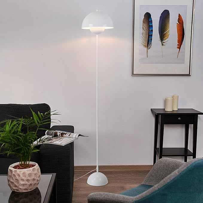 COSYLUX Modern Floor Lamp for Living Room, Industrial Tall Standing Lamp for - Image 8