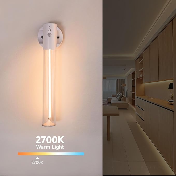 AUGE LIGHT Motion Sensor Light Magnetic Body Sensor Wall Light Wall Sconce - Image 4