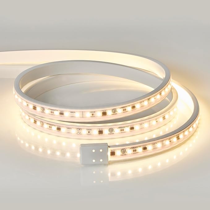 Maxxima 84 in. Hardwired LED Under Cabinet Strip Light, 3220 Lumens, 3000K Warm - Image 2
