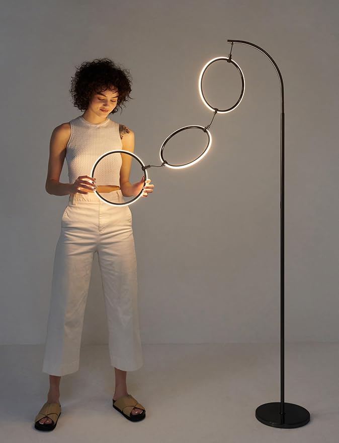 Brightech Nova Modern Floor Lamp Matches Living Room Décor by Brightech