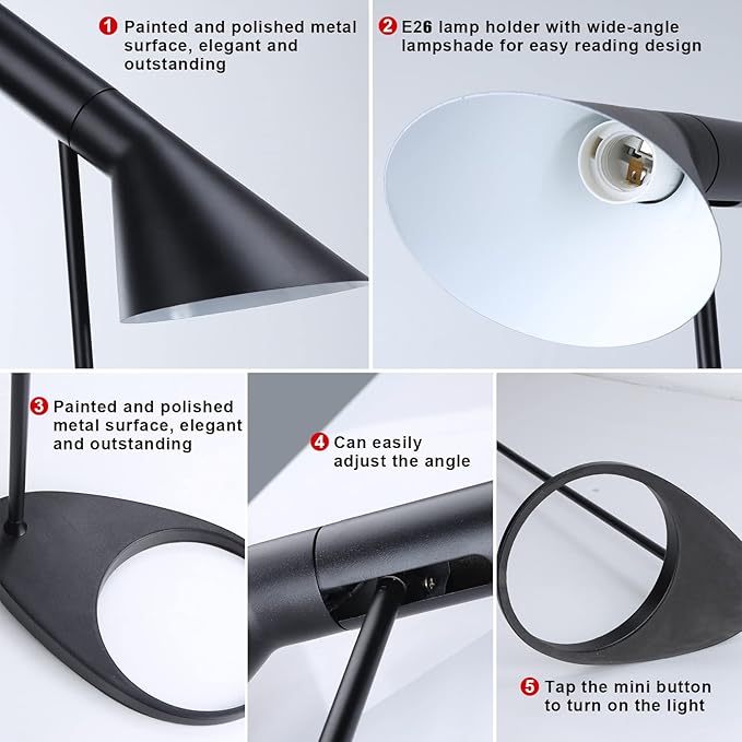 Tall Standing Floor Lamp for Living Room Modern Metal Stand Lights for Office - Image 8