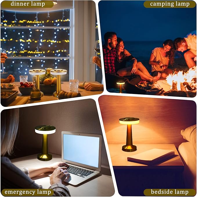 Riakrum 4 Pcs LED Portable Cordless Table Lamp - Image 6