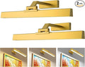 Picture Lights for Wall, Battery Operated Picture Light 16in Gallery Light for by Afyuol