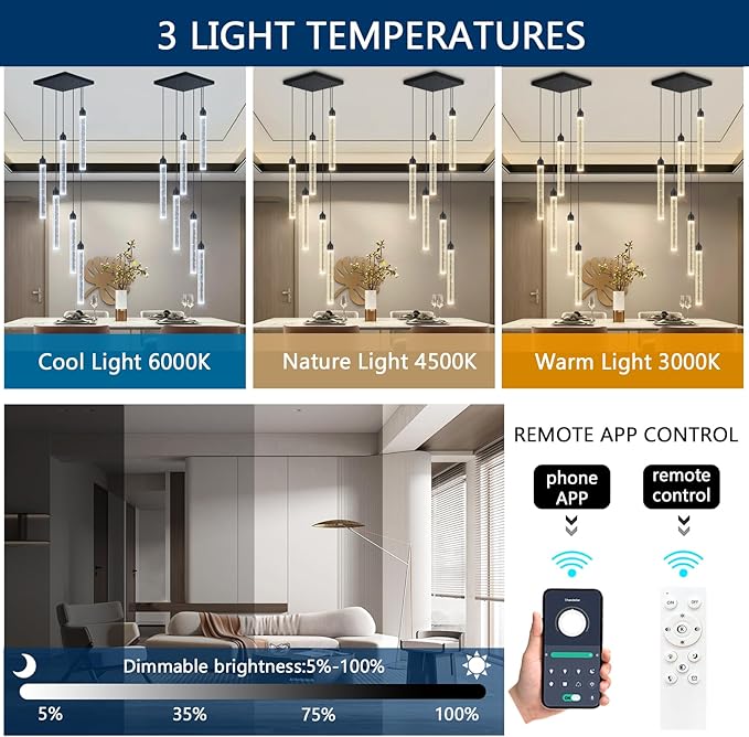 Modern Crystal Pendants Lighting Mini Chandelier - Image 3