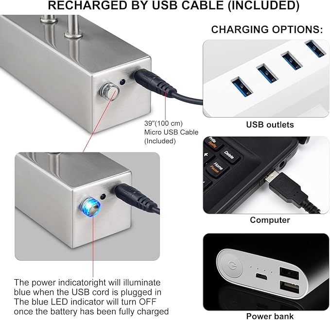 Picture Light, Picture Lights for Wall Cordless, Battery Wall Lights for - Image 5
