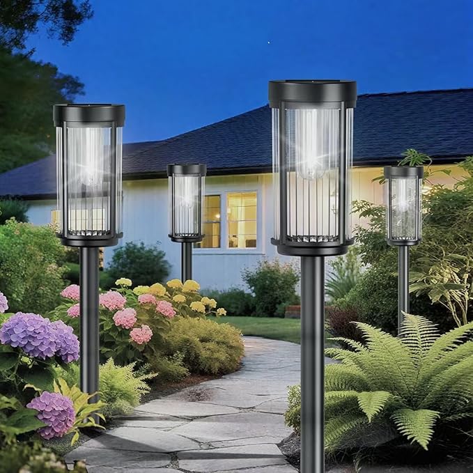 EXCMARK 12 Pack Outdoor Solar Lights Waterproof - Image 5