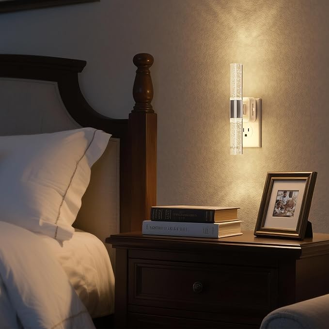 DORESshop LED Night Light, Rotating Night Lights Plug into Wall, Auto Light - Image 5