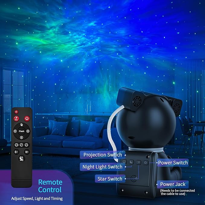 Astronaut Galaxy Projector, Star Projector - Image 4