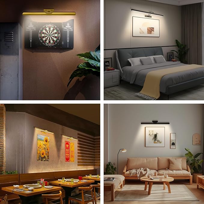 24.4" Wireless Picture Lights, Rechargeable Battery Art Display Light - Image 7