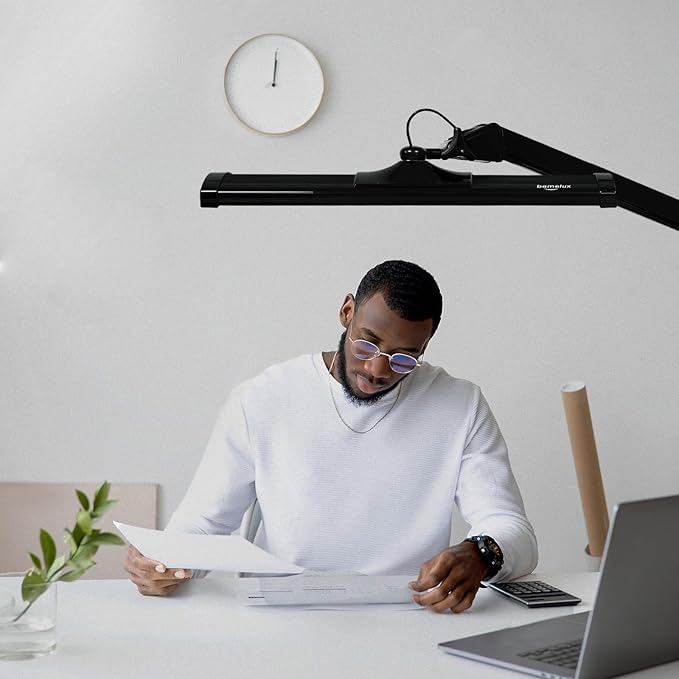 LED Architect Desk Lamp, 2300 Lumens, Metal Swing Arm, 5 Color Temperatures - Image 6