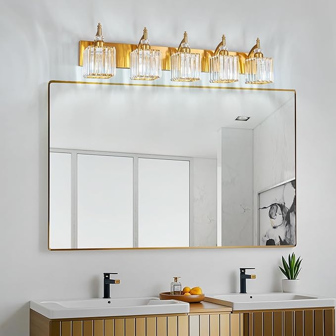5-Light Crystal Vanity Lights - Image 6