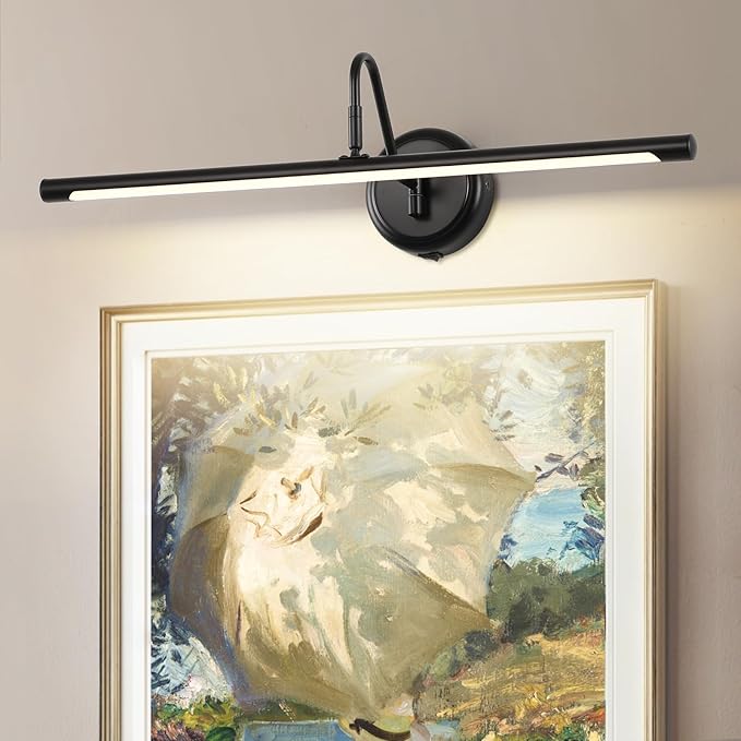 JOOSENLUX Battery Operated Picture Lights Modern Wireless Wall Lights 24.4" - Image 8