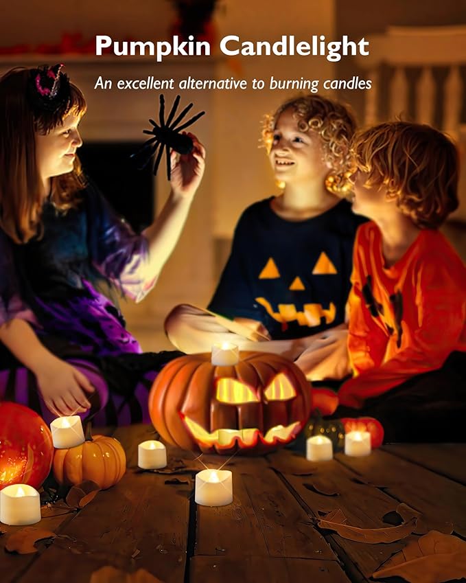 Homemory 12Pcs Flickering Flameless Candle Battery Operated, 200+Hours Fake - Image 7