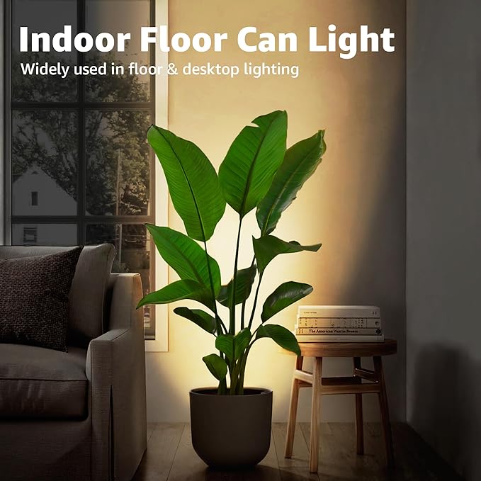 SUNVIE 2 Pack Uplighting Indoor Floor Can Light, 5W Up Lights - Image 3
