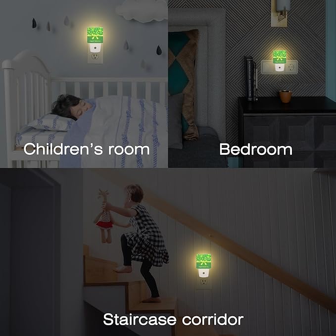 Happy St Patrick's Day Night Light Plug into Wall, 0.5w Energy Saving Sleep - Image 7