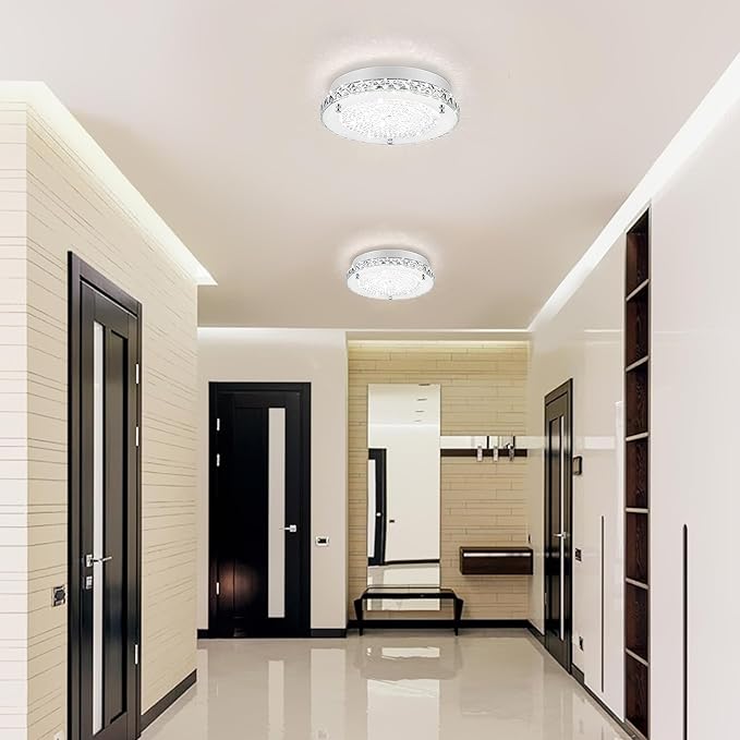 LED Ceiling Light, Auffel Minimalist Modern 11-Inch Surface Flush Mount Light - Image 8