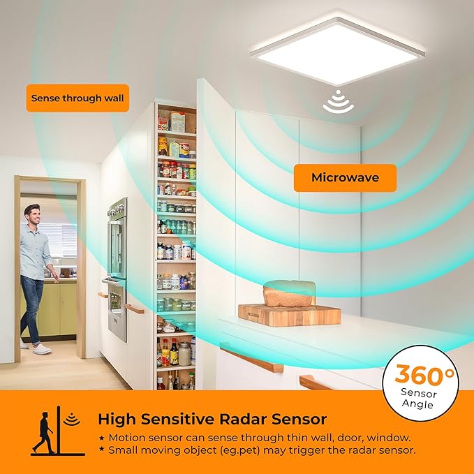 BLNAN Dimmable Motion Sensor LED Ceiling Light - Image 5
