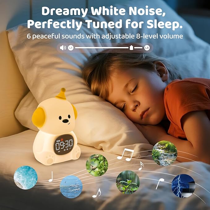 Dog Alarm Clock with Night Light - Image 4