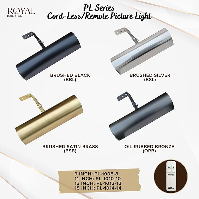 Royal Designs, Inc. Plug-in Picture Light, Gallery Lighting, 12 ft Cord - Image 10