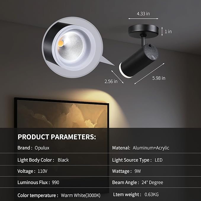9W LED Ceiling Spotlight Indoor - Image 6