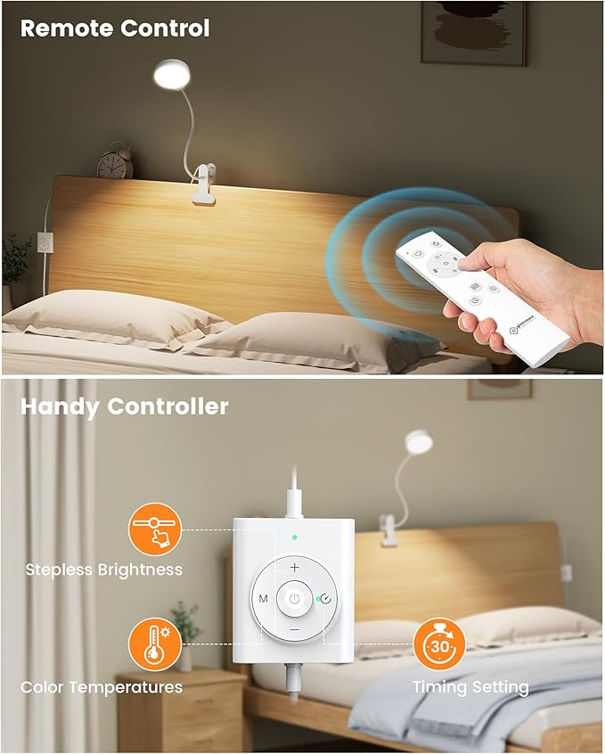Glocusent 5W 36 LED Reading Clip on Light - Image 4
