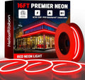 16FT Red LED Neon Rope Lights, AC 110-120V Flexible Neon Strip Outdoor by Unknown