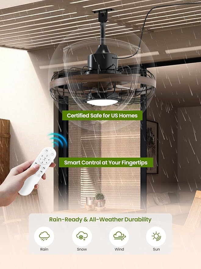 Outdoor Ceiling Fans with Light - Image 4