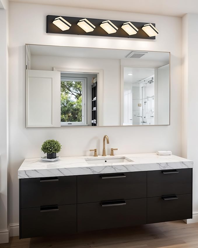 VONLUCE Bathroom Vanity Light Fixture, 5-Light Modern LED Vanity Light - Image 7