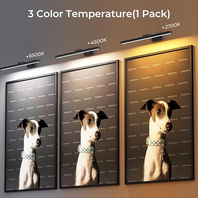 Wireless Picture Lights for Wall, 24in Battery Operated Wall Light for Painting - Image 4