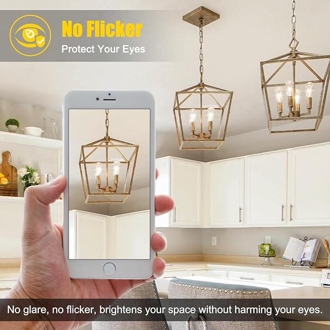 Ascher Dimmable Vintage LED Edison Bulbs, Equivalent 60W, Bright Cool White - Image 8