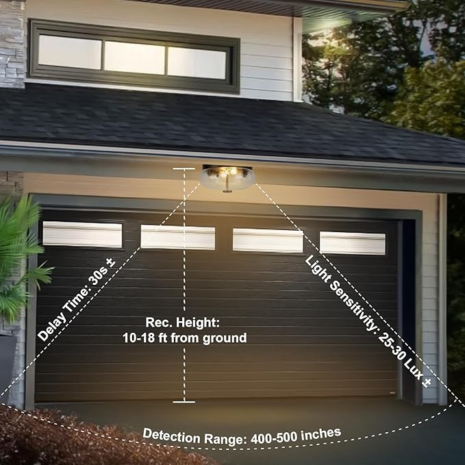 Motion Sensor Outdoor Ceiling Light, Energy Efficient - Image 4