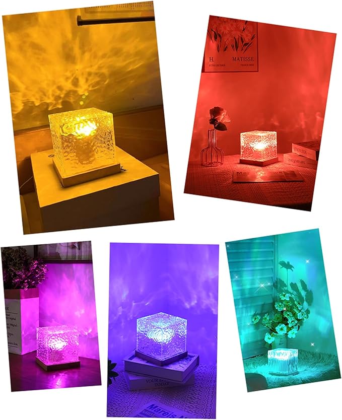 Ocean Wave Projection Lamp, 16 Color RGB Mood Light - Image 6