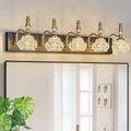 Modern Glass Crystal Vanity Light by LBSQJ