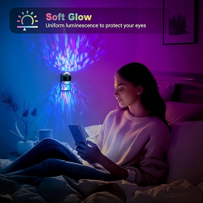 JandCase Night Lights Plug into Wall, Star Projector RGB Night Light - Image 6