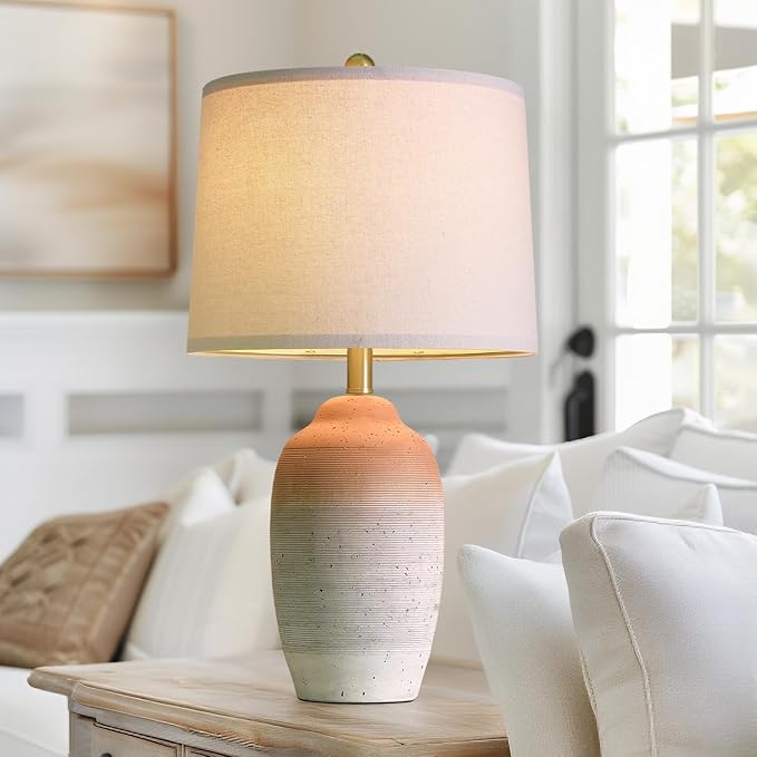 24.5" Vintage Ceramic Table Lamp - Image 7