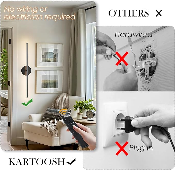 Removable Battery Operated Wall Sconces - Image 2