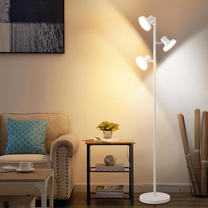 36W LED Tree Floor Lamp, Modern Dimmable Standing Lamp - Image 2