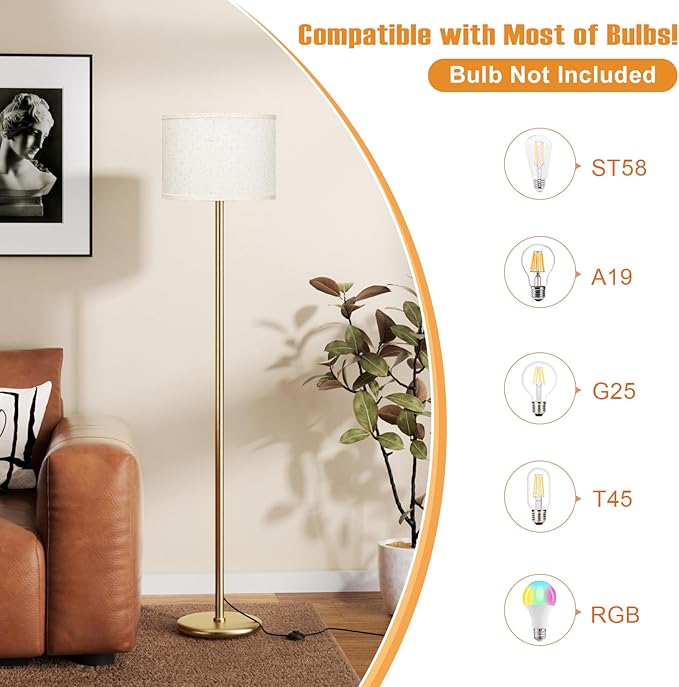 Ambimall 60'' Modern Floor Lamp - Image 3