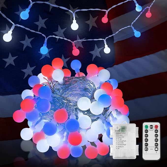 suddus Fairy Lights, 50 Led Battery Powered String Lights, Globe String Lights by SUDDUS