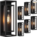 6Pack 18inch Outdoor Wall Light Fixtures, Exterior Waterproof Lanterns by Unknown