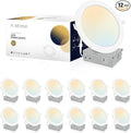 12 Pack Recessed Lighting 7 Inch by POWERASIA