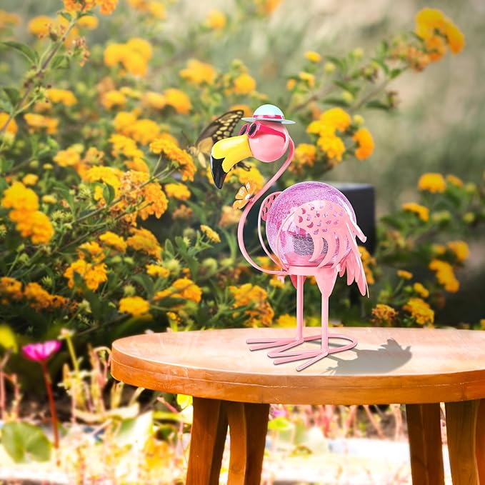 MUMTOP Flamingo Solar Lights Outdoor, Decorative Waterproof LED Solar Lanterns - Image 7