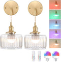 Battery Operated Wall Sconce by Shenmoyl