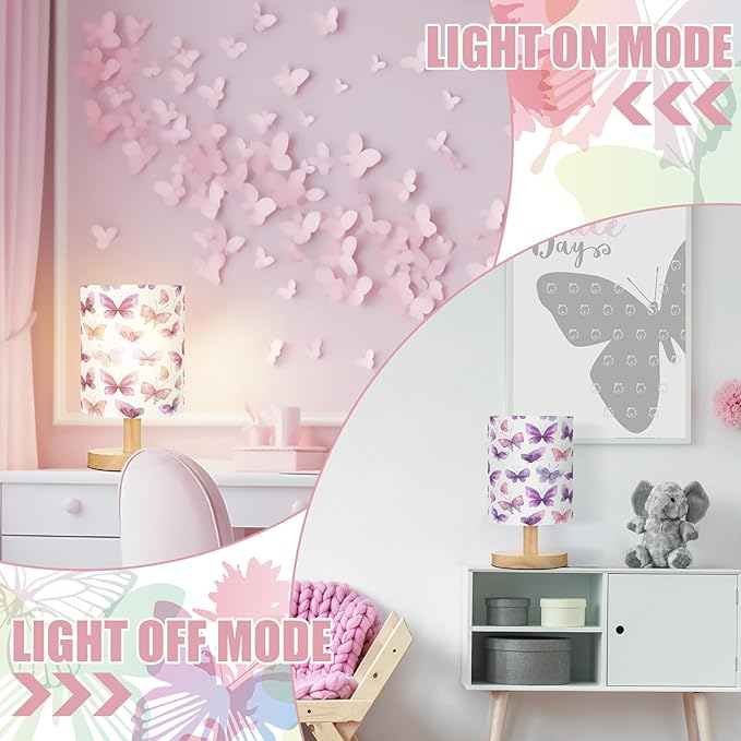 VIHOSE Butterfly Kids Table Lamp - Image 4