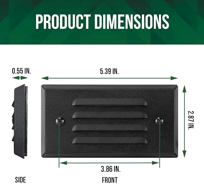 GKOLED 12V 3W Surface Mount Low Voltage LED Step Light - Image 4
