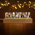 Personalized Grandma Photo Collage LED Night Light, Custom Photo, Quote & Name by Thunala