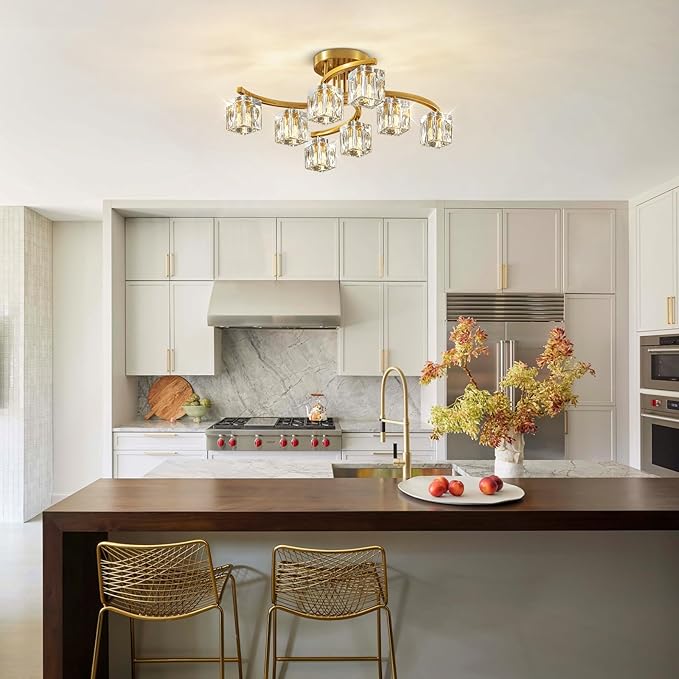 Semi Flush Mount Ceiling Light Fixture - Image 5
